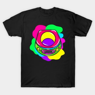 Neon Hippy 80s 90s Costume Retro Vintage T-Shirt